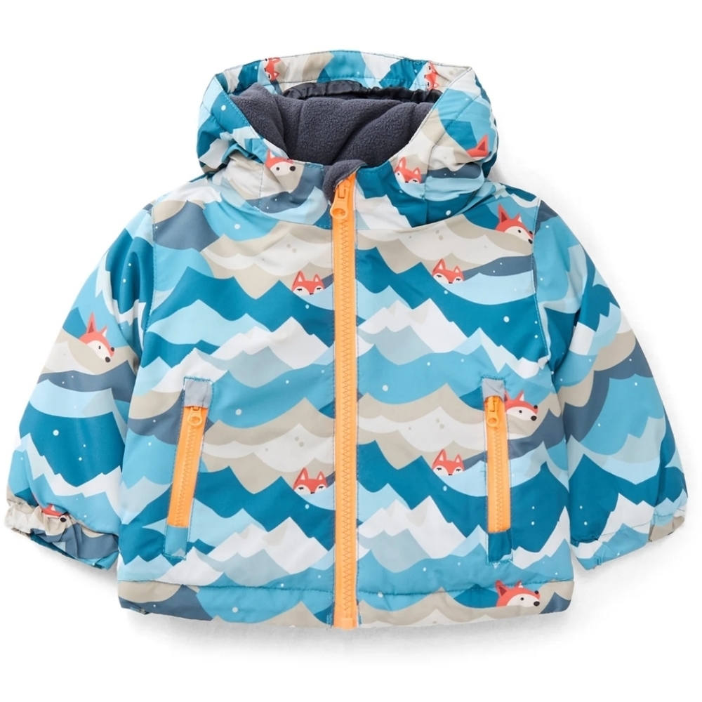 Iceburg Infant Baby Boys Insulated Fleece Jacket with Hood, Midweight